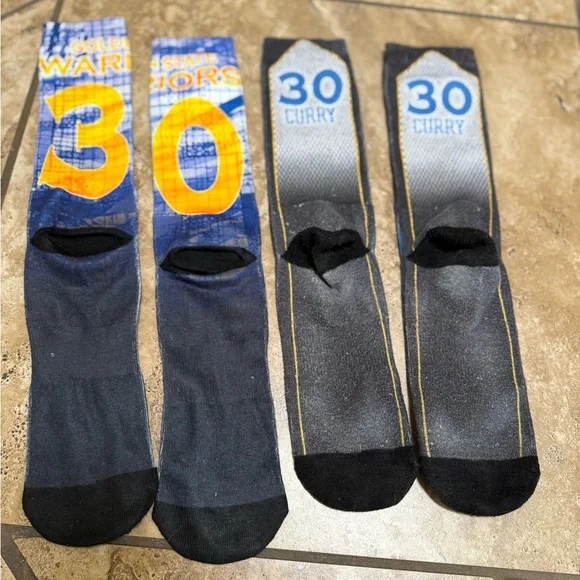 Golden State Warriors Stephen Steph Curry Socks adult - Picture 2 of 2